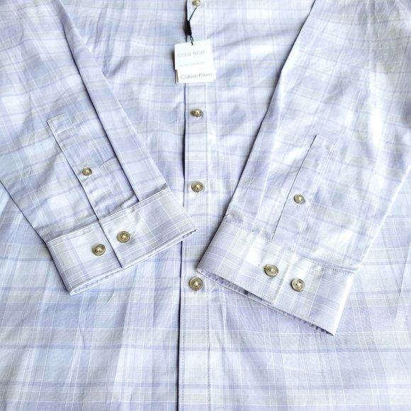 Calvin Klein Breathable, Cool Tech Button Down NWT - Picture 3 of 6